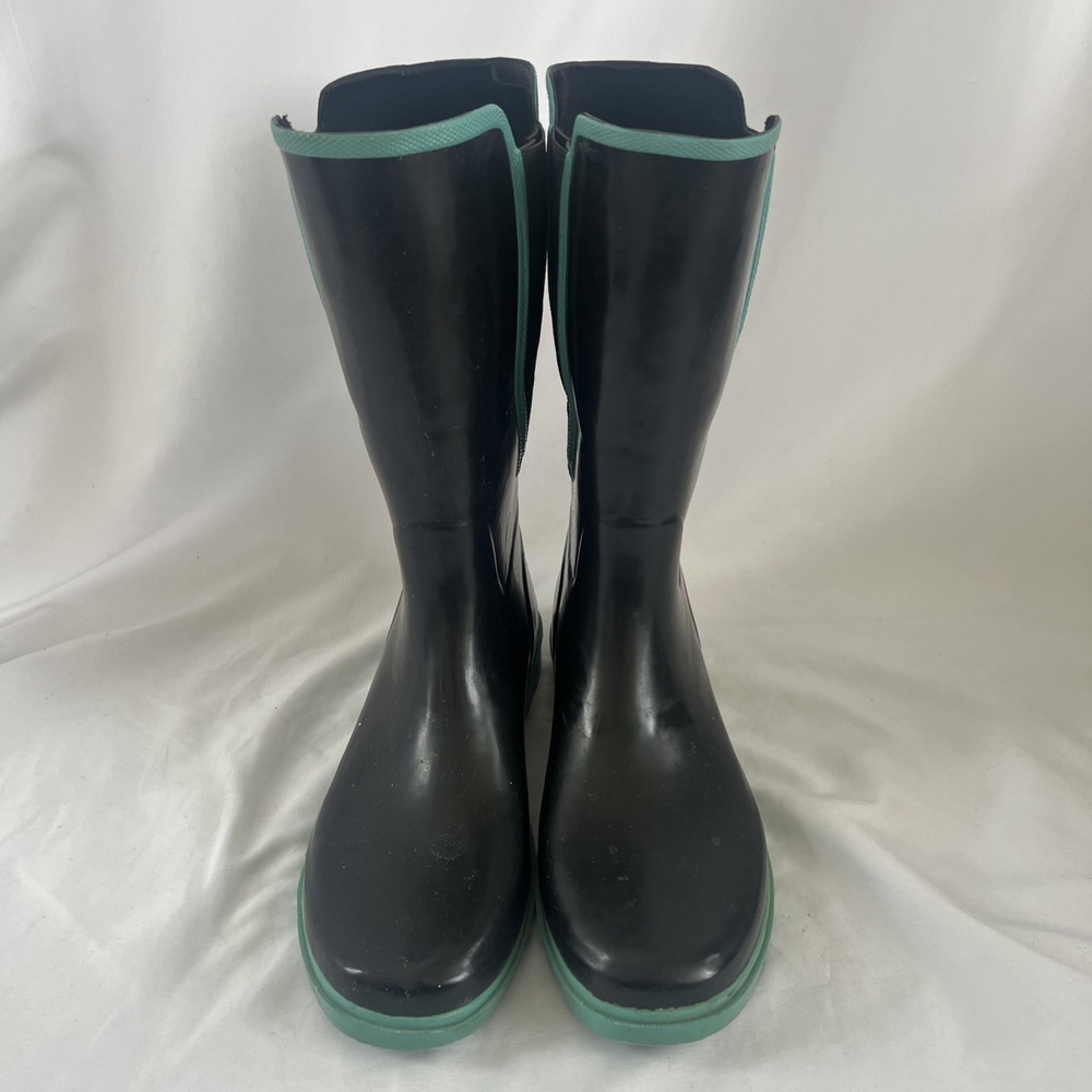 Ranger Women's‎ 11 Rain Boots black Green READ - Picture 2 of 10